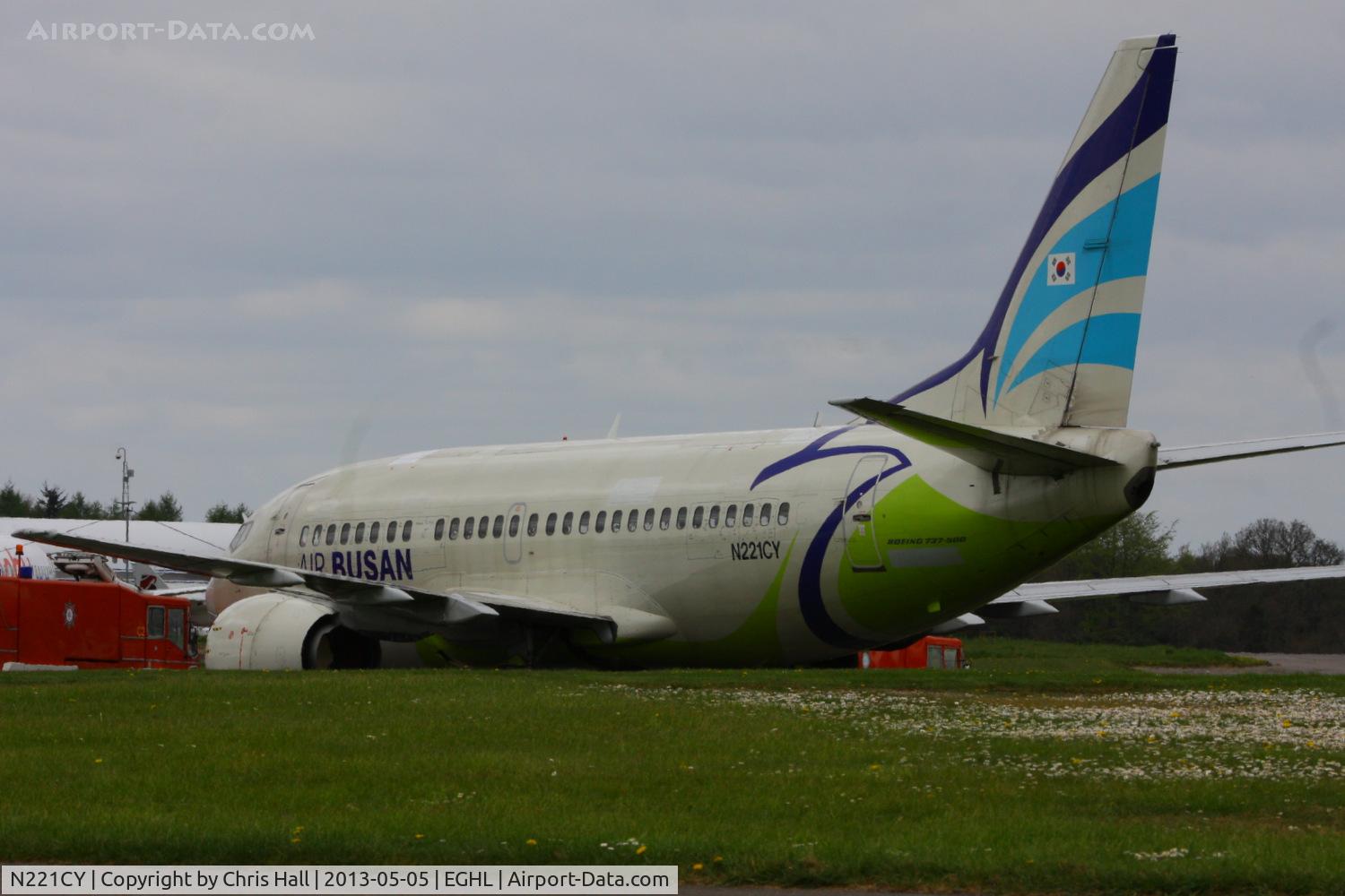 N221CY, 1994 Boeing 737-58E C/N 25767, ex HL7232 Air Busan B737 stored at Lasham
