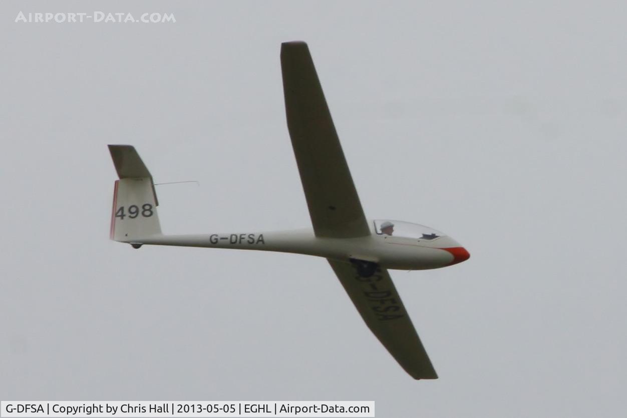 G-DFSA, 1976 Grob G102 Astir CS C/N 1277, at Lasham airfield