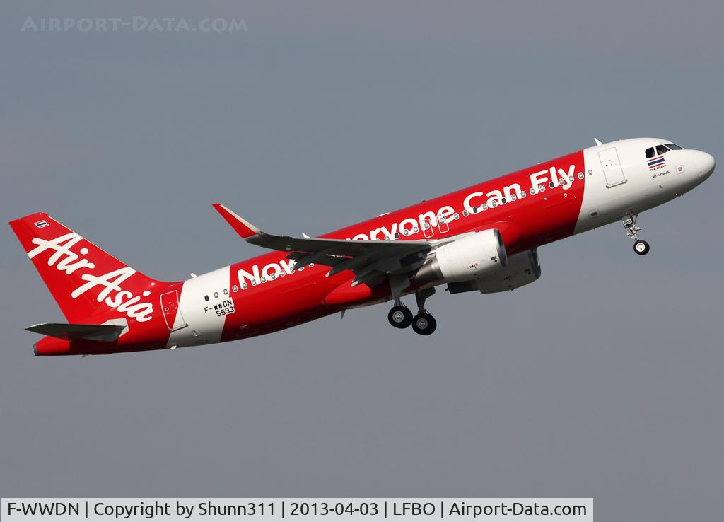 F-WWDN, 2013 Airbus A320-216 C/N 5593, C/n 5593 - To be HS-BBD