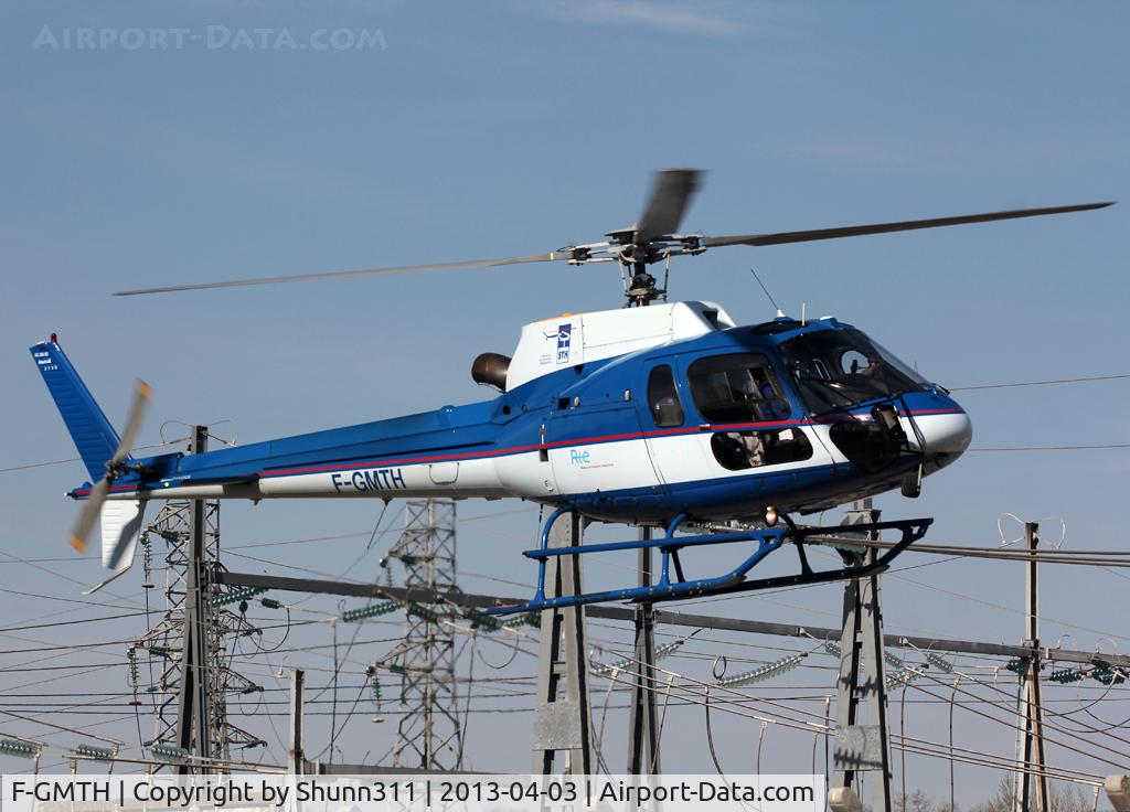 F-GMTH, Eurocopter AS-350B-2 Ecureuil C/N 2700, Taken at EDF plant of Toulouse and passing here to put people at this factory...