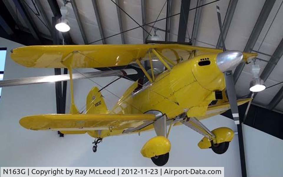 N163G, 1966 Stolp SA-100 Starduster C/N GR-1, Taken at Museum of Flying Santa Monica 23rd Nov 2012.