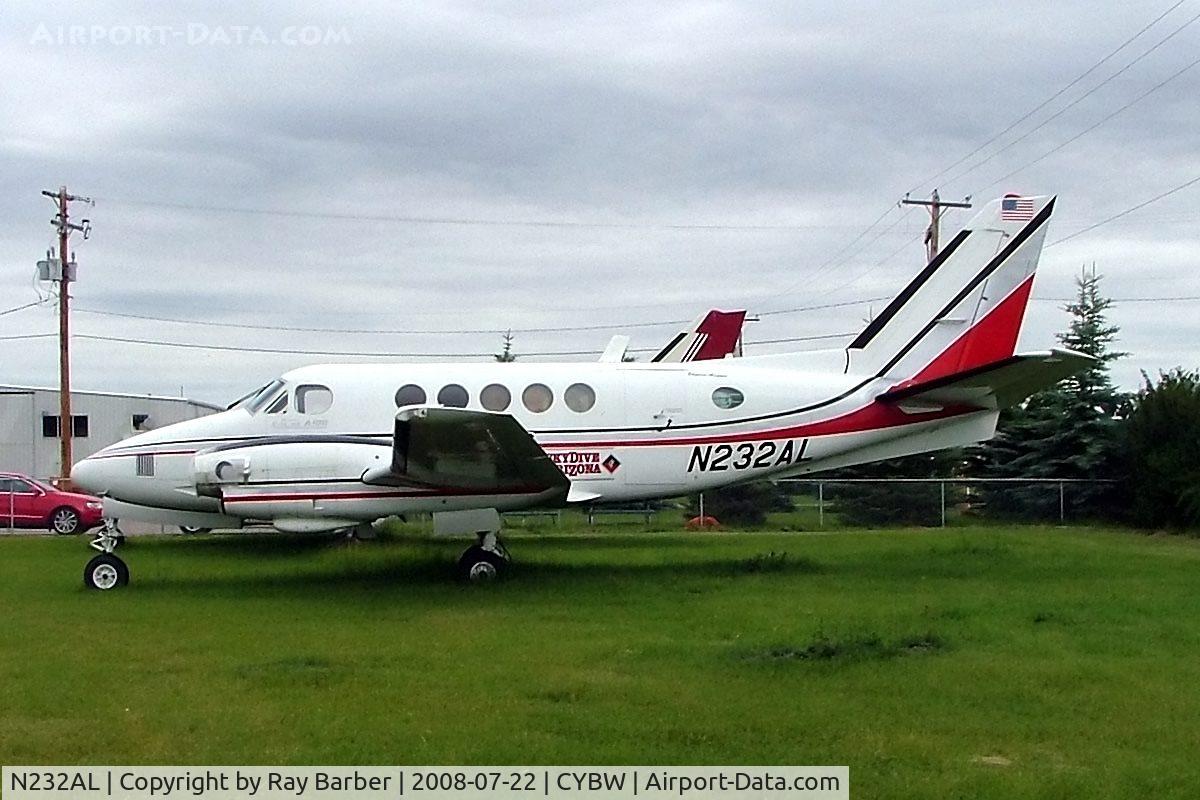 N232AL, 1975 Beech A100 King Air C/N B-222, Beech A100 King Air [B-222] Calgary-Springbank~C 22/07/2008