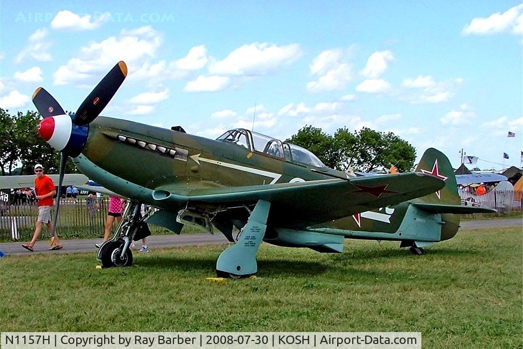 N1157H, 1994 Yakovlev Yak-9U-M C/N 0470402, Yakovlev Yak-9U-M [0470402] Oshkosh-Wittman Regional Airport~N 30/07/2008