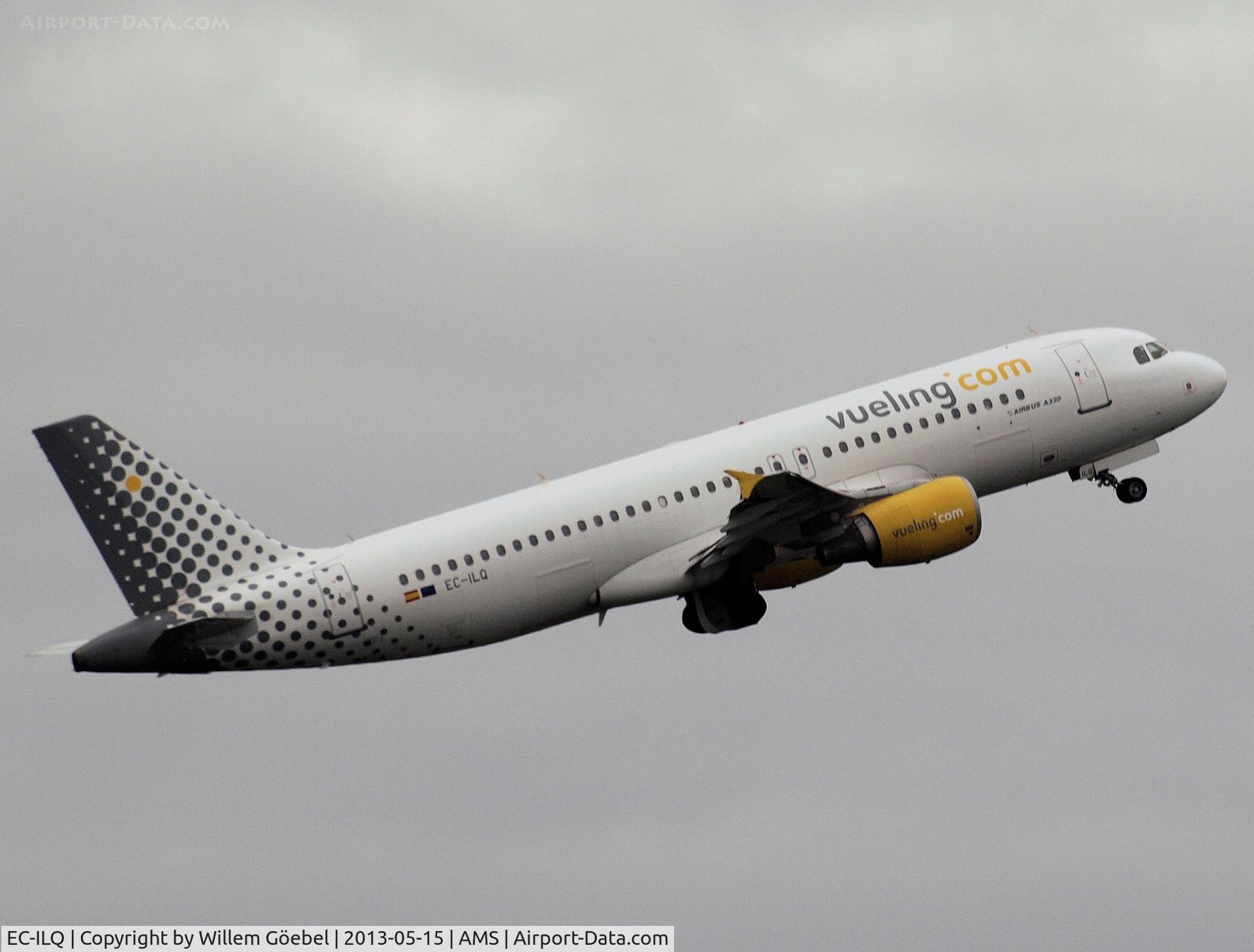 EC-ILQ, 2002 Airbus A320-214 C/N 1736, Take off from runway 18L of Schiphol Airport