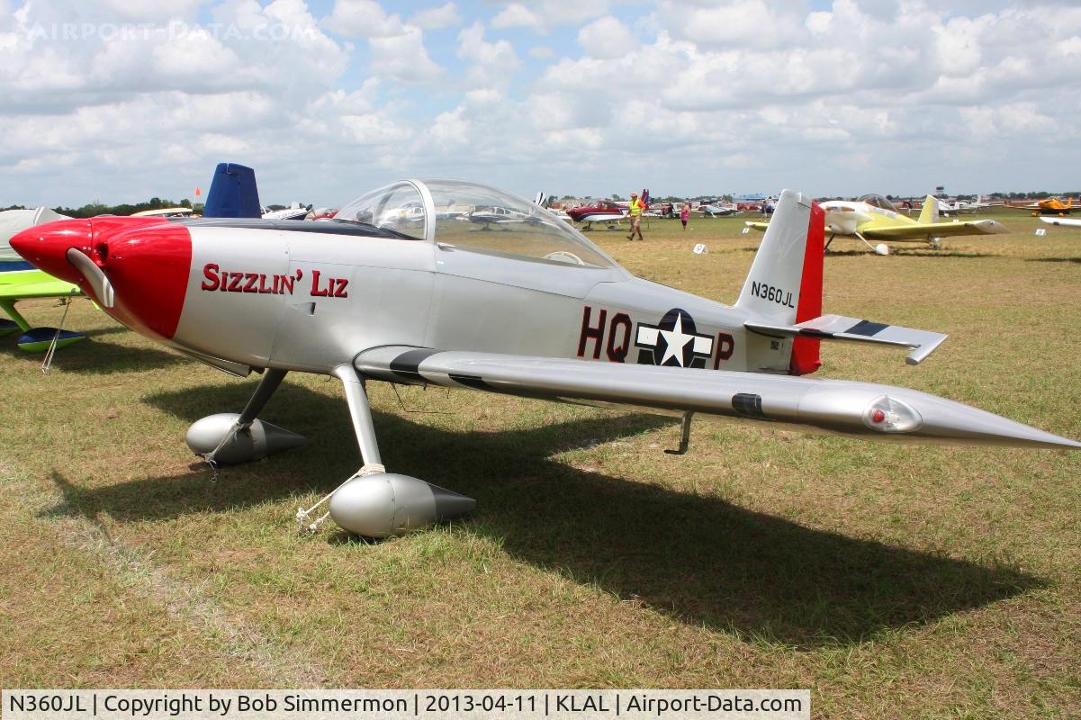 N360JL, 2002 Vans RV-8 C/N 81462, Sun N Fun 2013 - Lakeland, FL