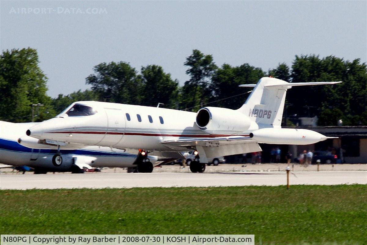N80PG, 1976 Gates Learjet 35 C/N 35-063, Learjet 35 [35-063] (Phoenix Air) Oshkosh-Wittman Regional Airport~N 30/07/2008