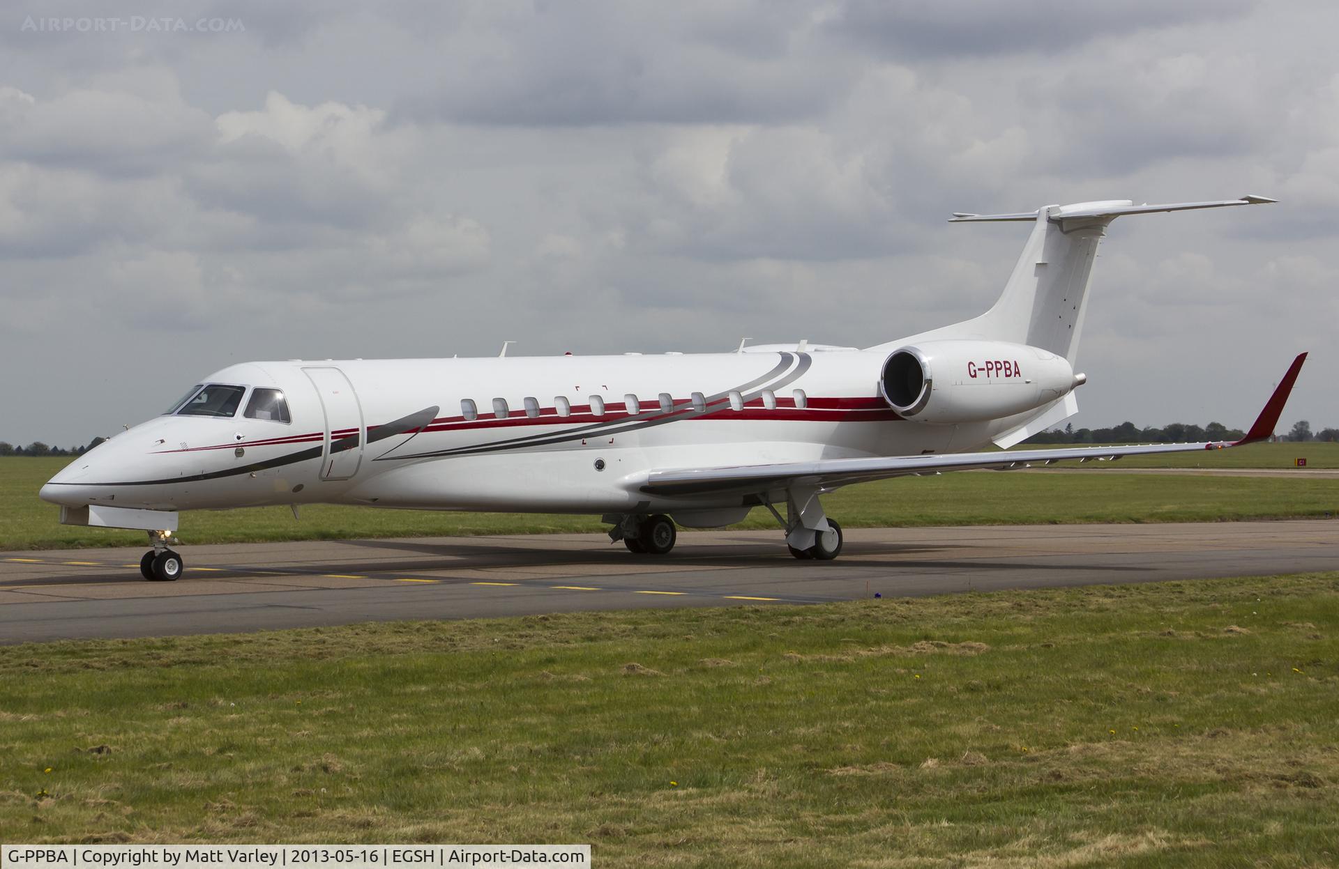 G-PPBA, 2012 Embraer EMB-135BJ Legacy 650 C/N 14501160, Taxiing to Delta 1 after a crew change...