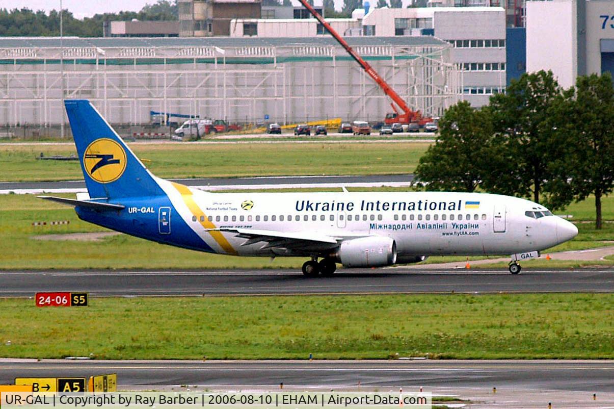 UR-GAL, 1988 Boeing 737-341 C/N 24275, Boeing 737-341 [24275] (Ukraine International Airlines) Amsterdam-Schiphol~PH 10/08/2006
