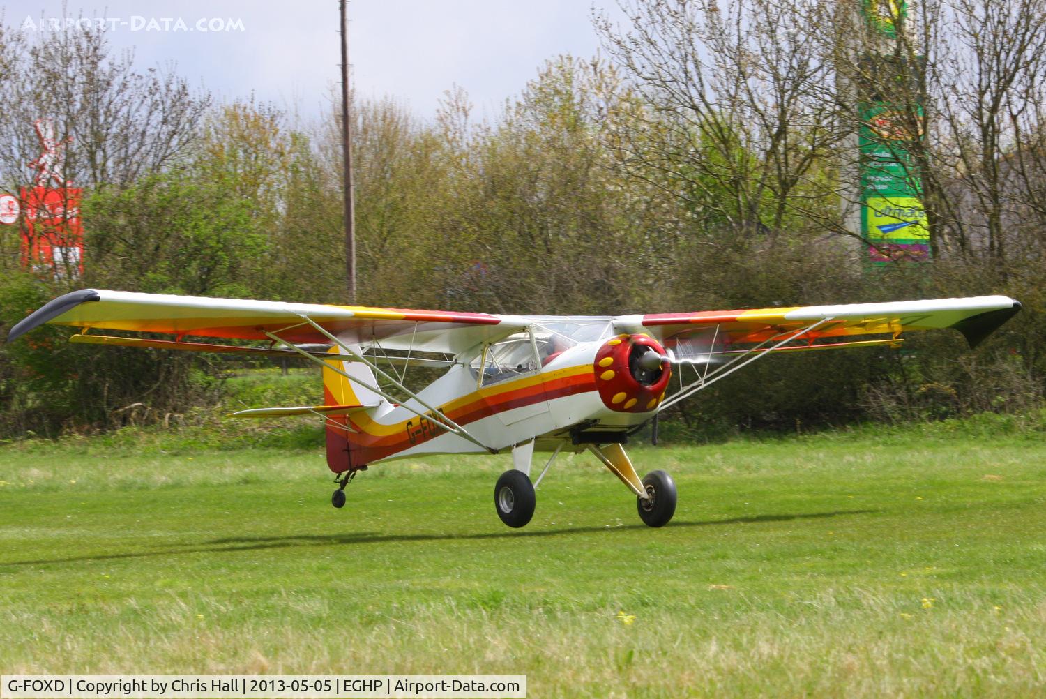 G-FOXD, 1996 Denney Kitfox MK2 C/N PFA 172-11618, at the LAA Microlight Trade Fair, Popham