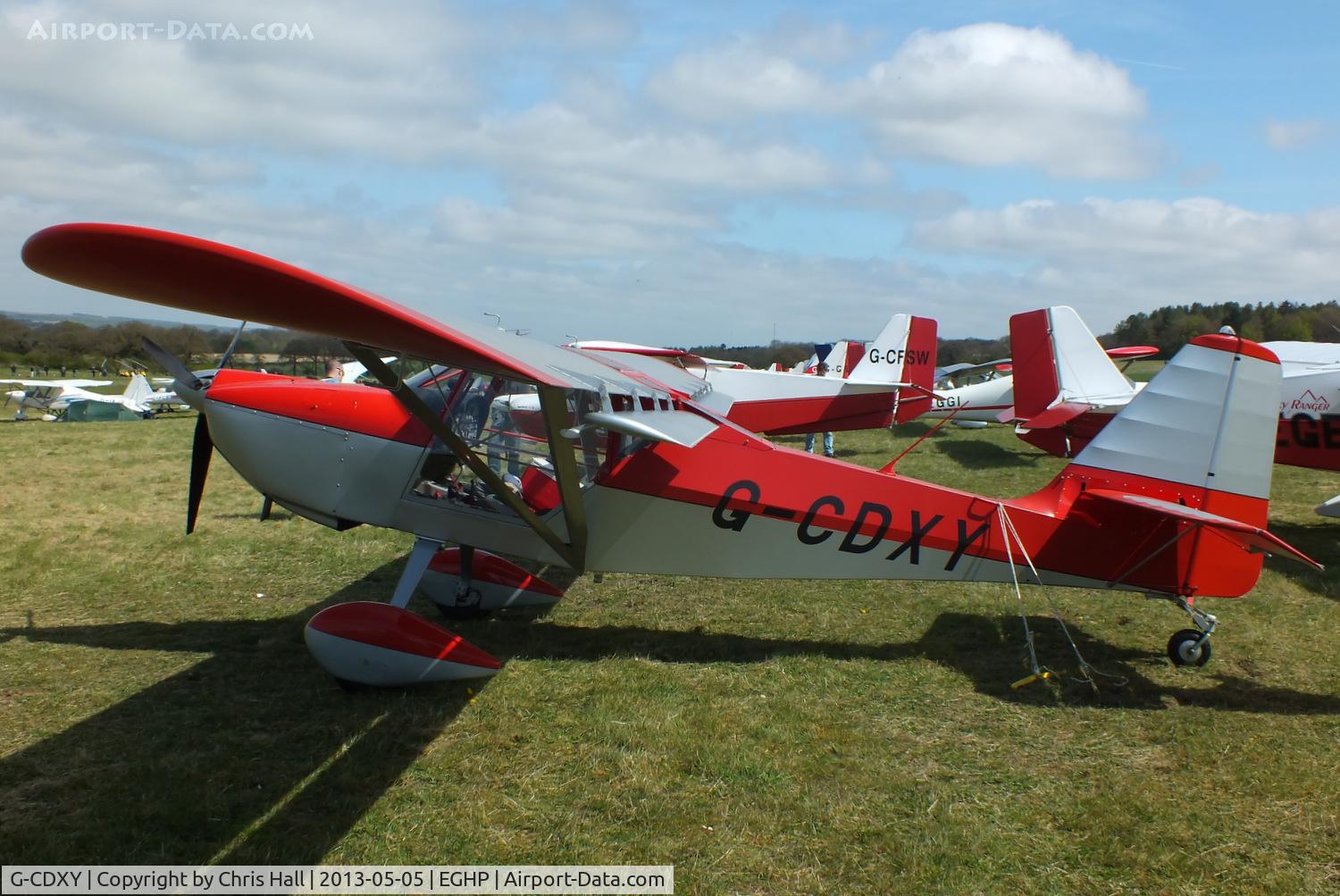 G-CDXY, 2007 Skystar Kitfox Series 7 C/N PFA 172D-14112, at the LAA Microlight Trade Fair, Popham