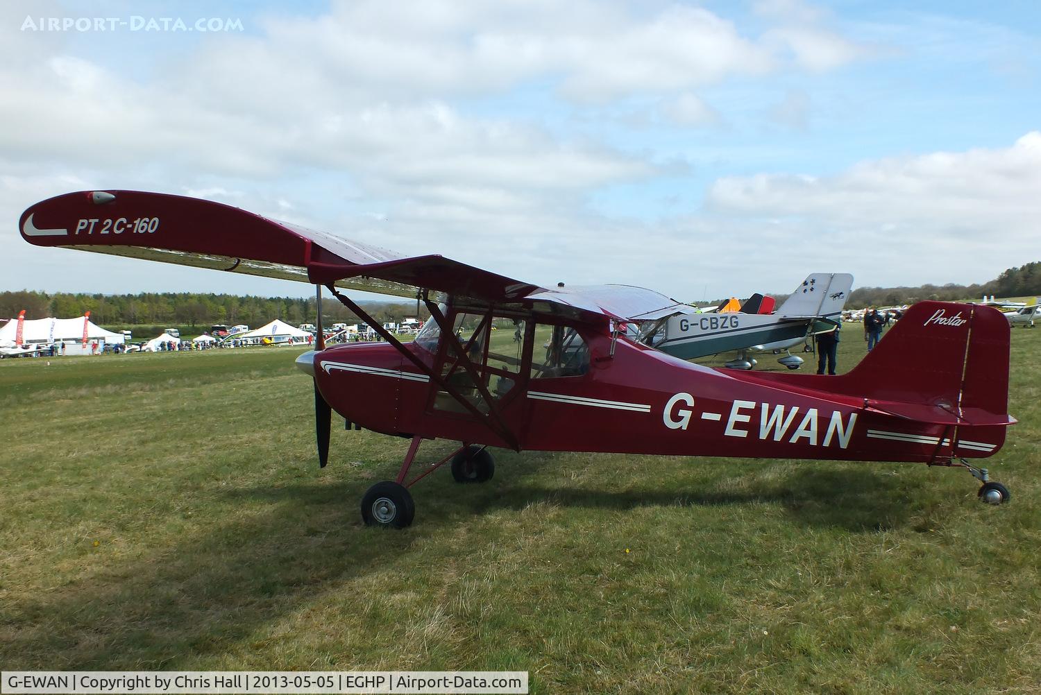G-EWAN, 1998 Prostar PT-2C C/N PFA 249-12425, at the LAA Microlight Trade Fair, Popham