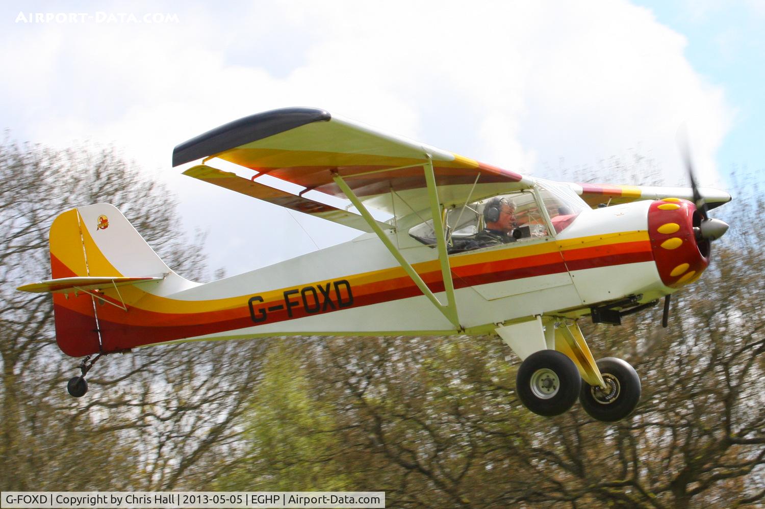 G-FOXD, 1996 Denney Kitfox MK2 C/N PFA 172-11618, at the LAA Microlight Trade Fair, Popham