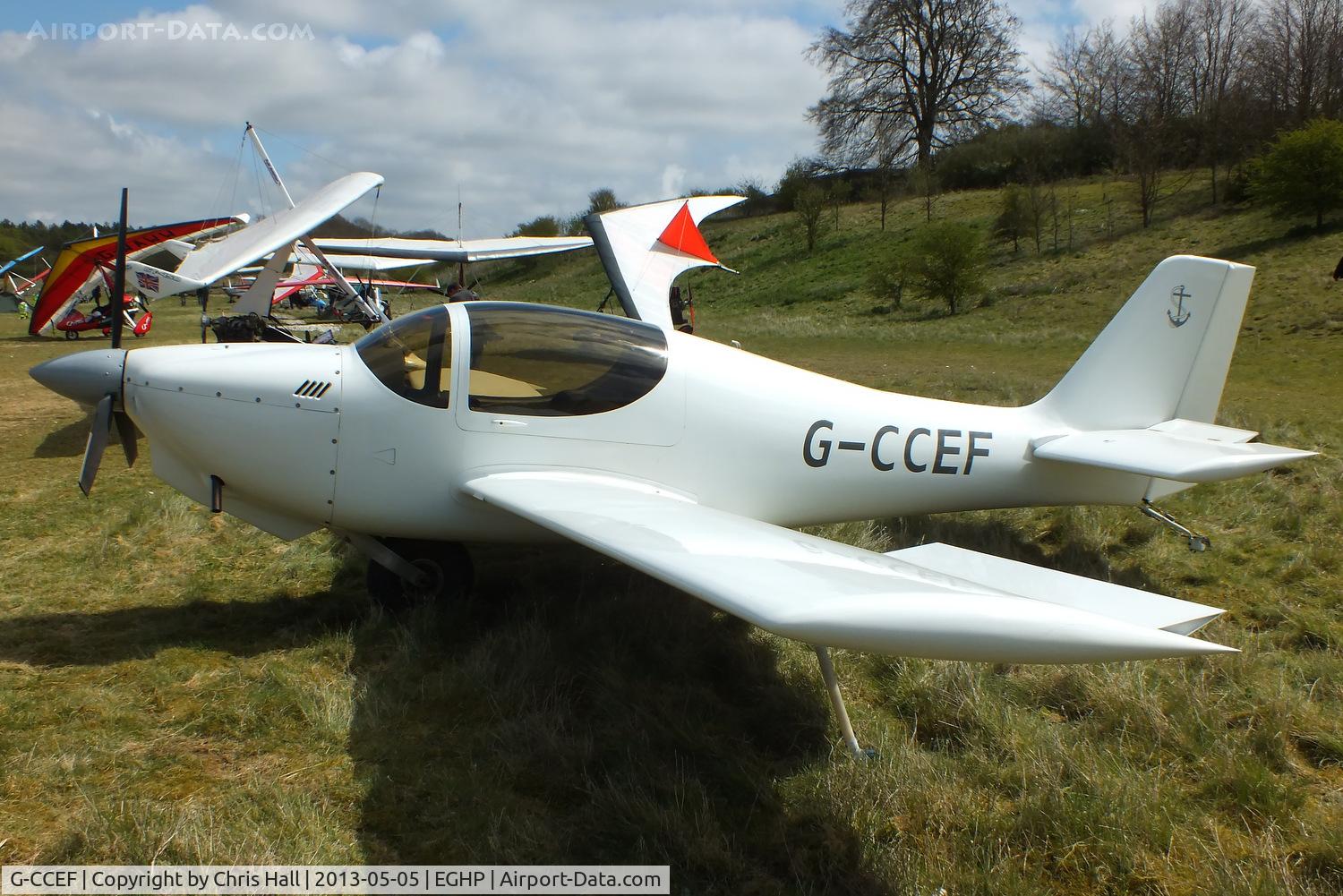 G-CCEF, 2004 Europa Monowheel C/N PFA 247-13038, at the LAA Microlight Trade Fair, Popham