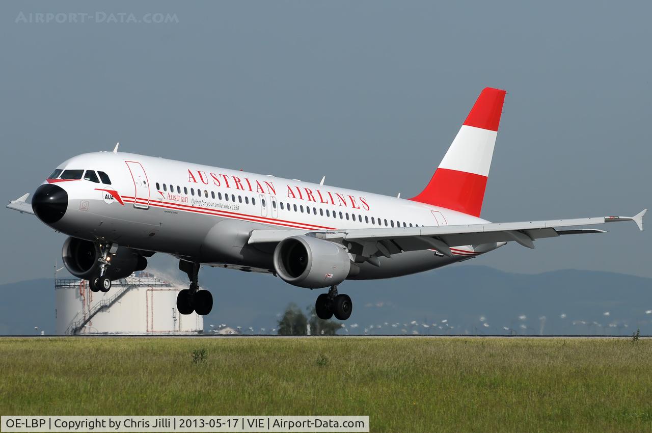 OE-LBP, 1998 Airbus A320-214 C/N 797, Austrian Airlines