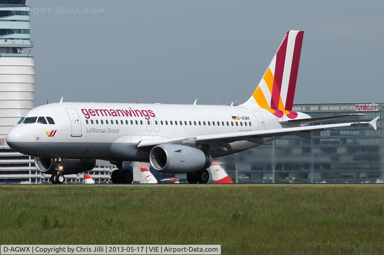 D-AGWX, 2013 Airbus A319-132 C/N 5569, Germanwings