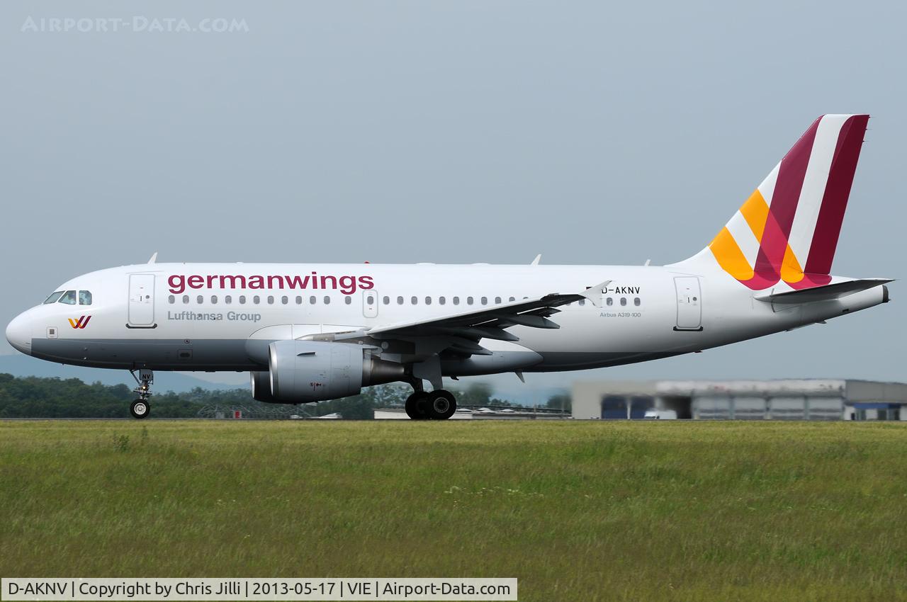 D-AKNV, 2005 Airbus A319-112 C/N 2632, Germanwings