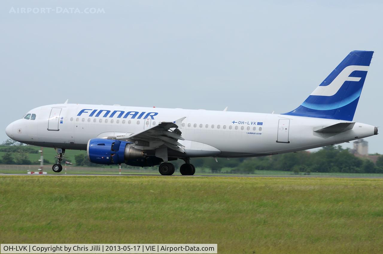 OH-LVK, 2004 Airbus A319-112 C/N 2124, Finnair