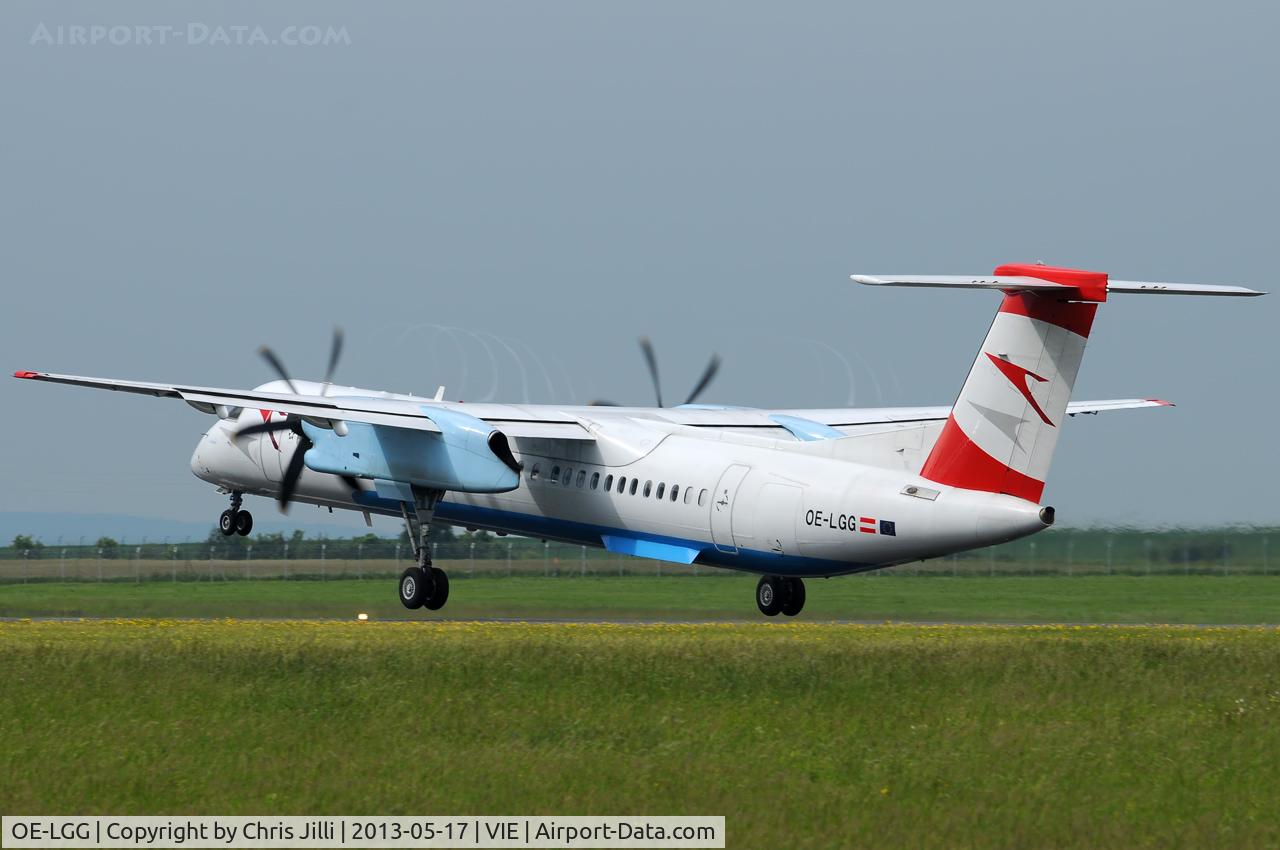 OE-LGG, 2002 De Havilland Canada DHC-8-402Q Dash 8 C/N 4074, Austrian Airlines