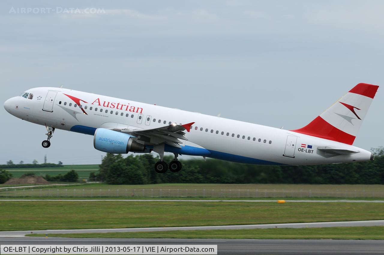 OE-LBT, 2000 Airbus A320-214 C/N 1387, Austrian Airlines