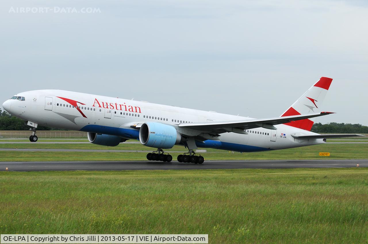 OE-LPA, 1997 Boeing 777-2Z9/ER C/N 28698, Austrian Airlines