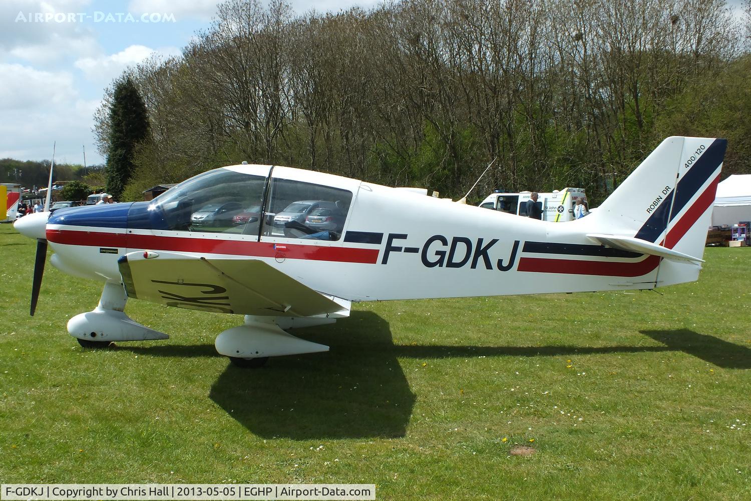 F-GDKJ, 1983 Robin DR-400-120 Petit Prince C/N 1612, at the LAA Microlight Trade Fair, Popham