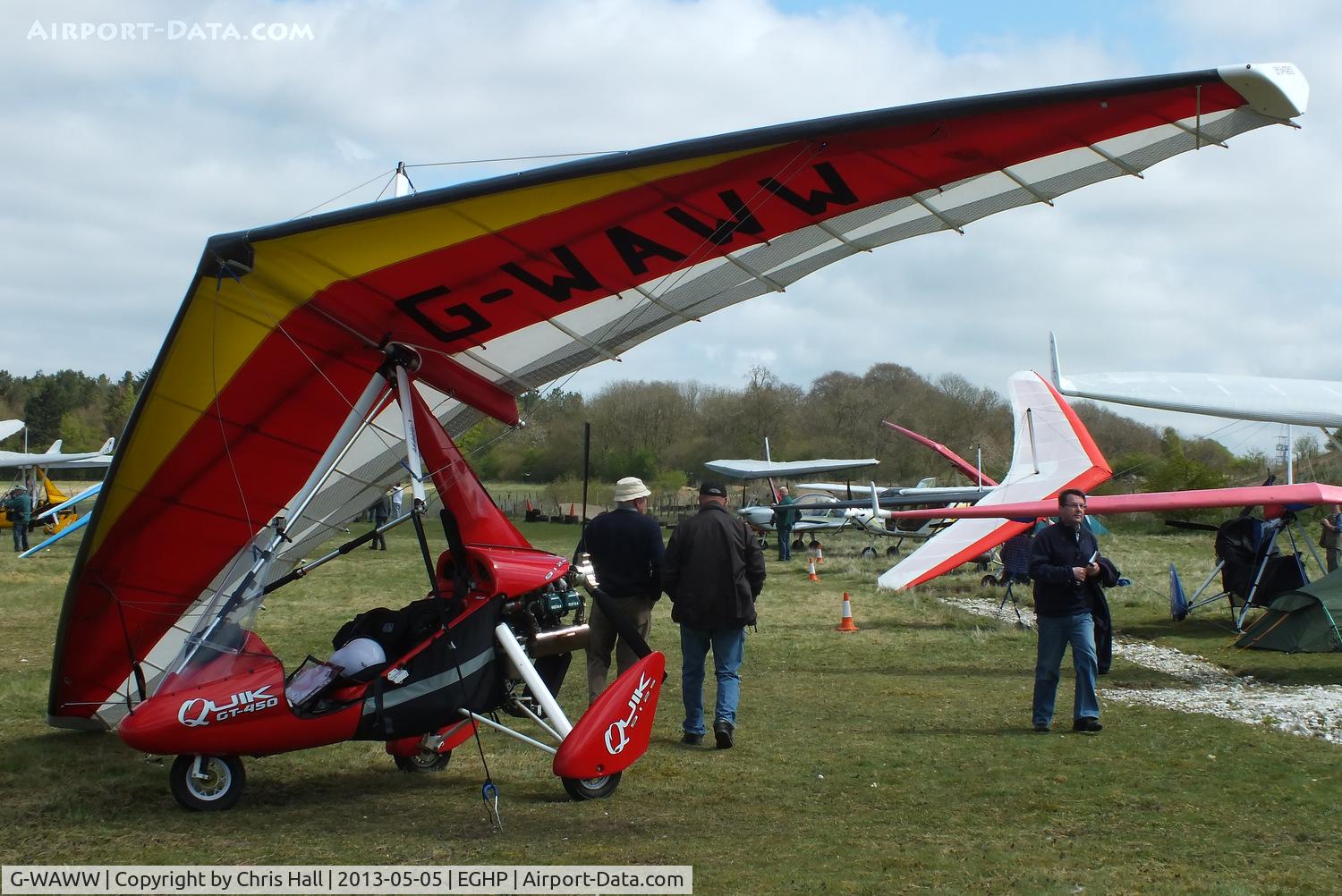 G-WAWW, 2010 P&M Aviation Quik GT450 C/N 8547, at the LAA Microlight Trade Fair, Popham