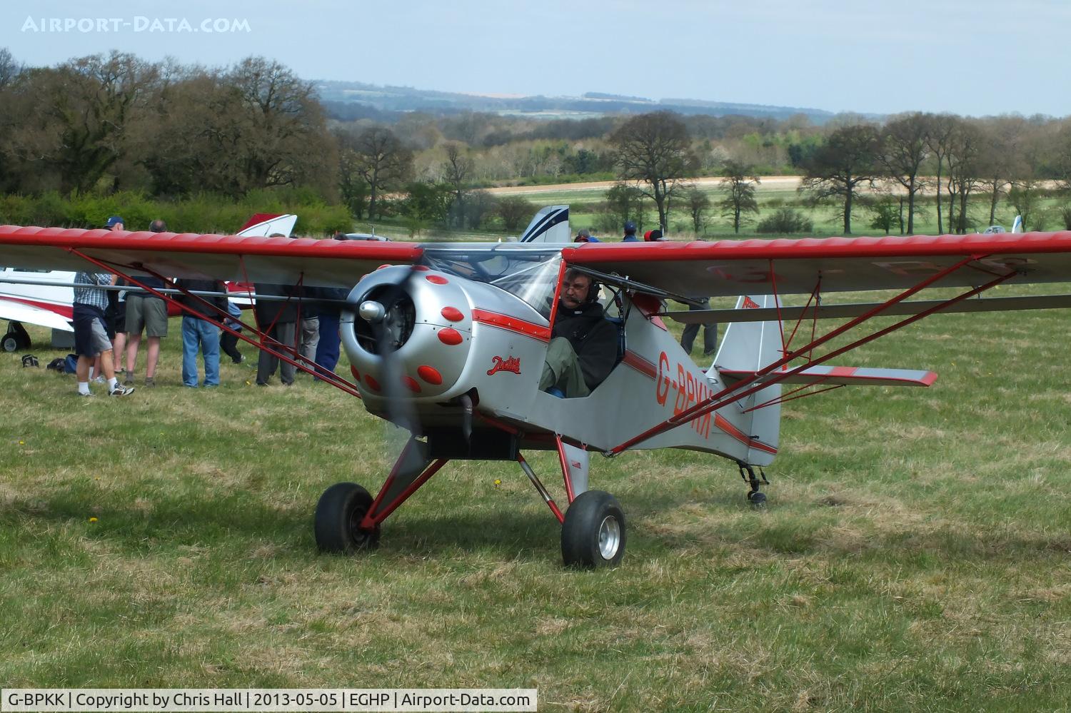 G-BPKK, 1989 Denney Kitfox C/N PFA 172-11411, at the LAA Microlight Trade Fair, Popham