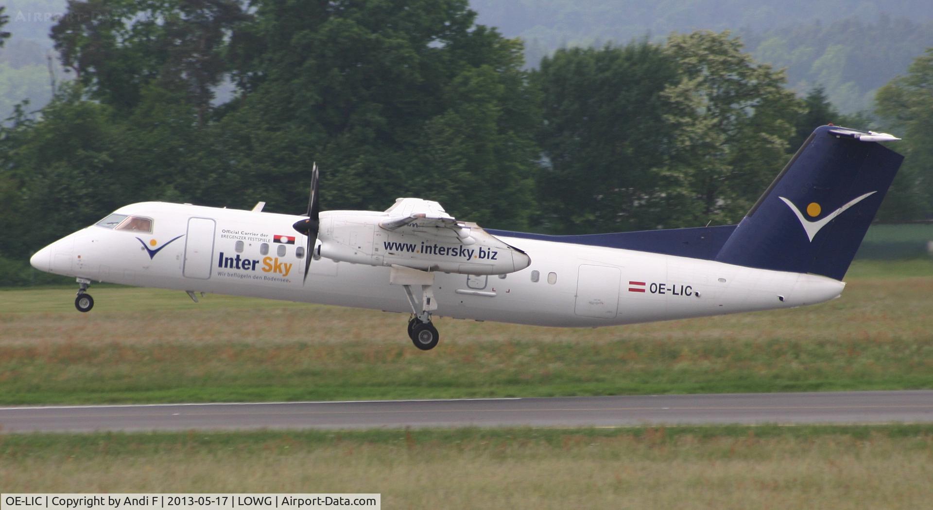 OE-LIC, 1997 De Havilland Canada DHC-8-314 Dash 8 C/N 503, InterSky De Havilland Canada DHC-8-314Q
