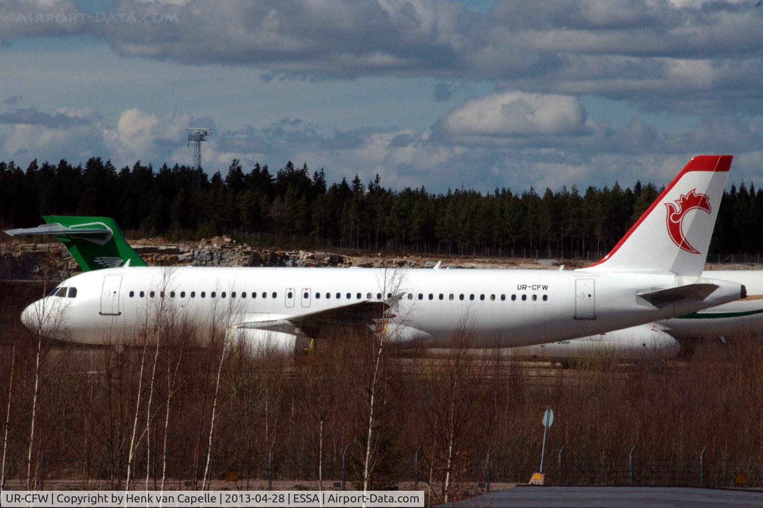 UR-CFW, 1992 Airbus A320-231 C/N 361, Iranian airline ATA Airlines Airbus A320 parked at Stockholm Arlanda airport, Sweden.