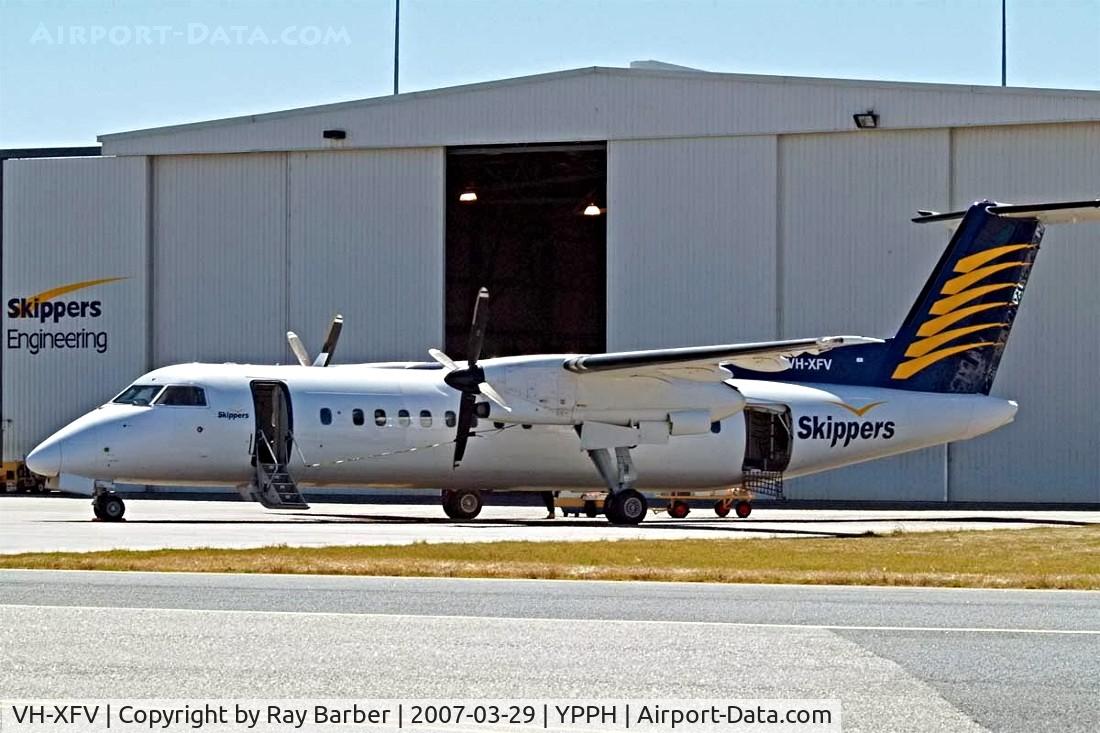 VH-XFV, 1992 De Havilland Canada DHC-8-314 Dash 8 C/N 350, De Havilland Canada DHC-8-314A Dash 8 [350] (Skippers Aviation) Perth~VH 29/03/2007