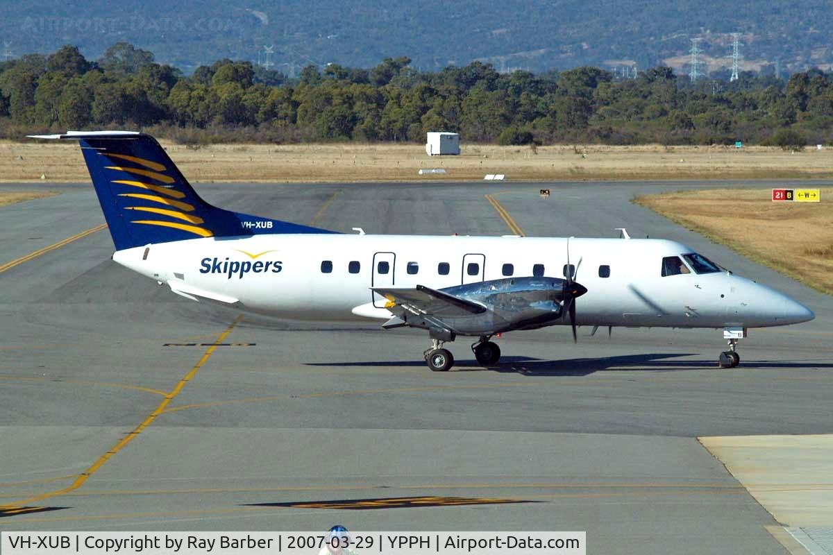VH-XUB, 1990 Embraer EMB-120ER Brasilia C/N 120181, Embraer EMB-120RT Brasilia [120181] (Skippers Aviation) Perth~VH 29/03/2007