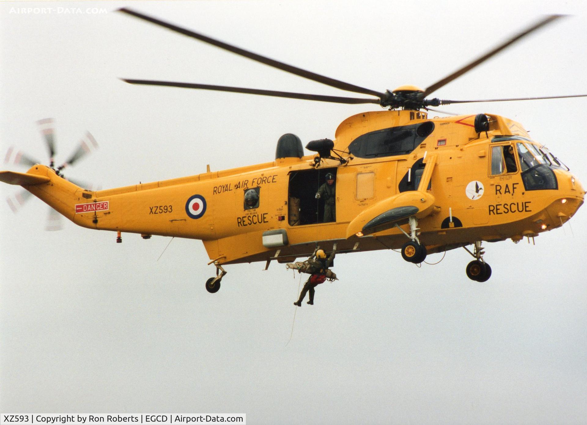 XZ593, 1978 Westland Sea King HAR.3 C/N WA859, Woodford Airshow