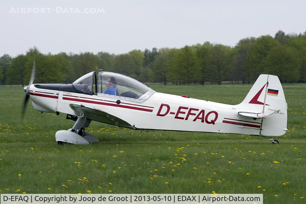 D-EFAQ, Piel CP-301C Emeraude C/N 540, seen at Rechlin-Lärz