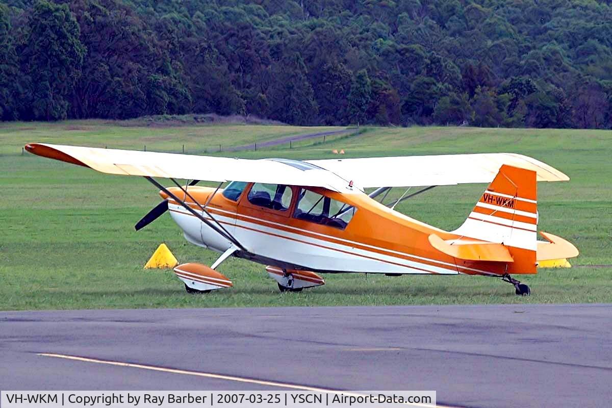 VH-WKM, 1980 American Champion 7GCBC Citabria Explorer C/N 1180-80, Bellanca 7GCBC Citabria [1180-80] Camden~VH 25/03/2007