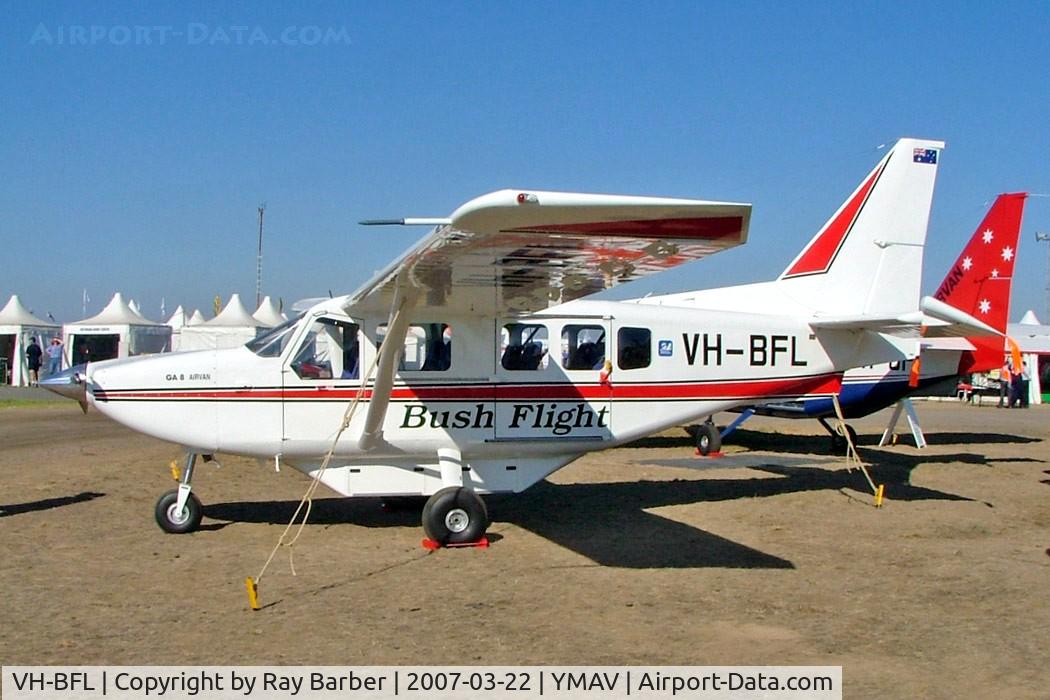 VH-BFL, 2007 Gippsland GA-8 Airvan C/N GA8-06-107, Gippsland GA-8 Airvan [GA8-06-107] (Bush Flight) Avalon~VH 22/03/2007