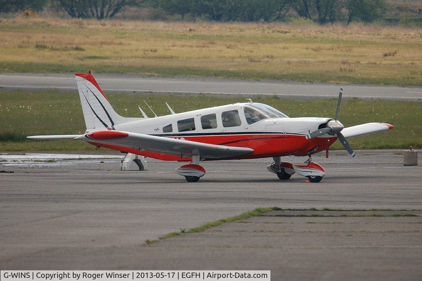 G-WINS, 1976 Piper PA-32-300 Cherokee Six Cherokee Six C/N 32-7640065, Visting Cherokee Six.