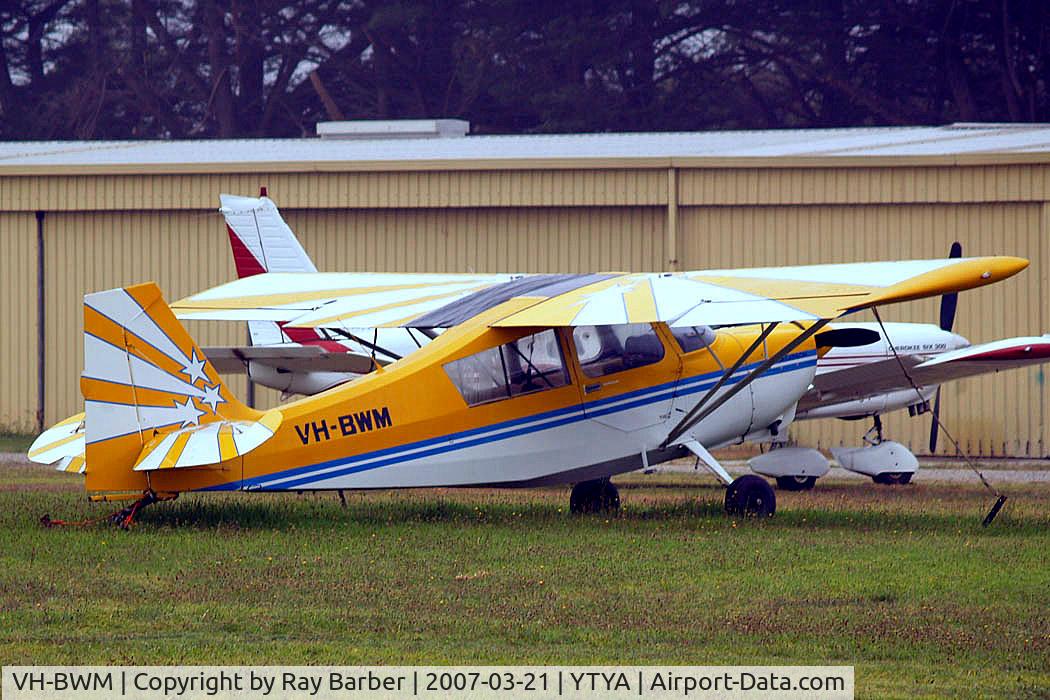 VH-BWM, 1979 American Champion 8KCAB-180 Super Decathlon C/N 557-79, Bellanca 8KCAB Decathlon [557-79] Tyabb~VH 21/03/2007