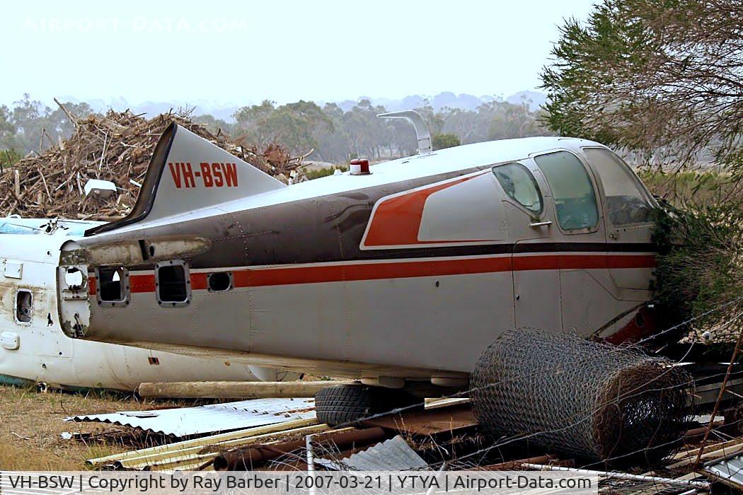 VH-BSW, 1959 Beech 95 C/N TD-249, Beech 95 Travel Air [TD-249] Tyabb~VH 21/03/2007. Wreck seen here now cancelled.