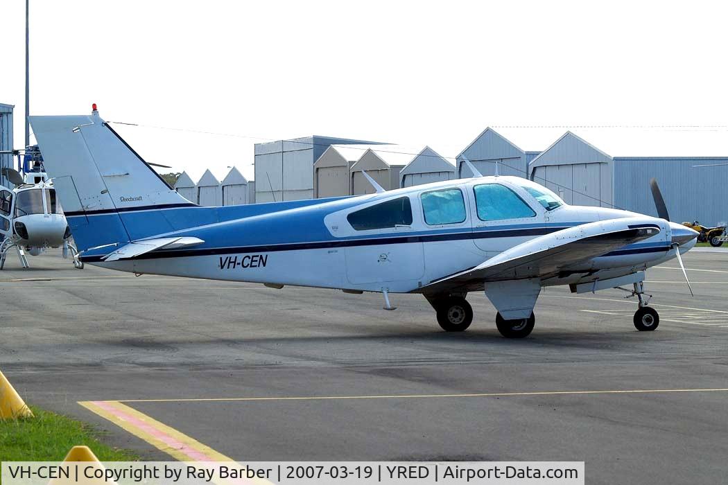 VH-CEN, 1978 Beech 95-B55 Baron Baron C/N TC-2135, Beech 95-B55 Baron [TC-2135] Redcliffe~VH 19/03/2007. Now cancelled as WFU.