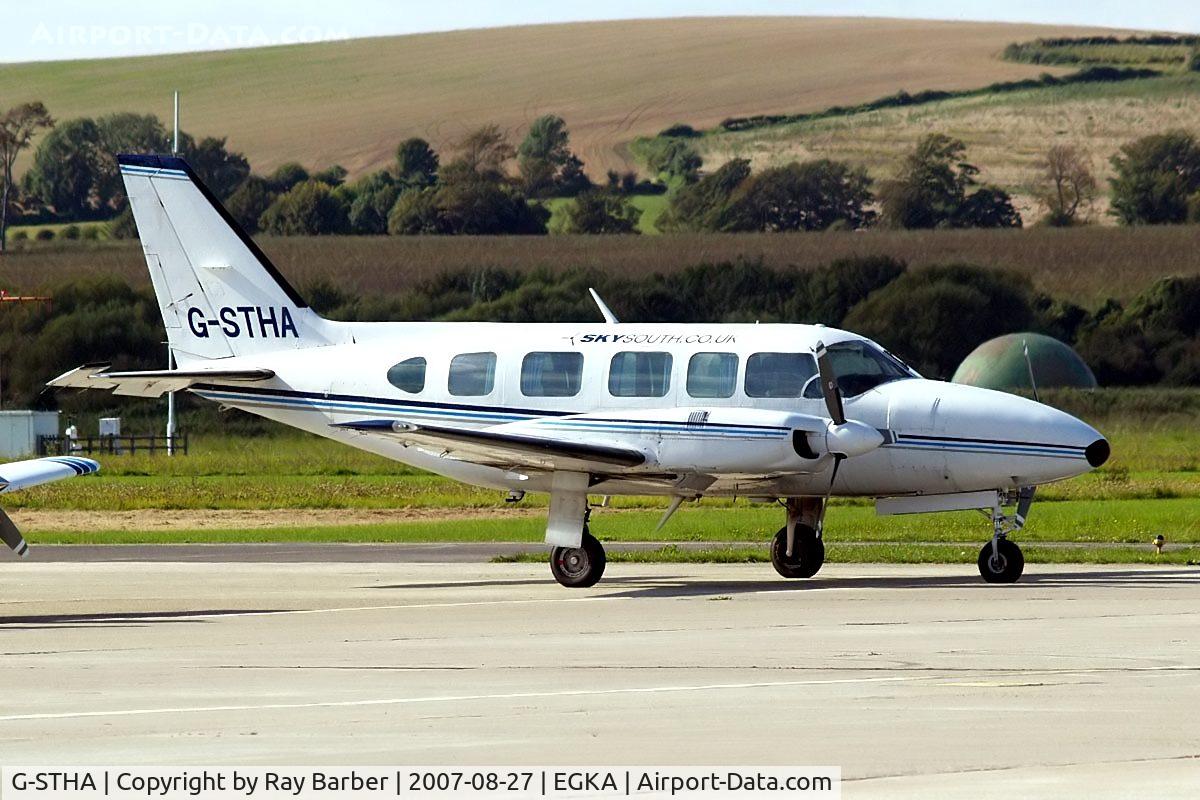 G-STHA, 1980 Piper PA-31-350 Navajo Chieftain C/N 31-8052077, Piper PA-31-350 Navajo Chieftain [31-8052077] Shoreham~G 27/08/2007