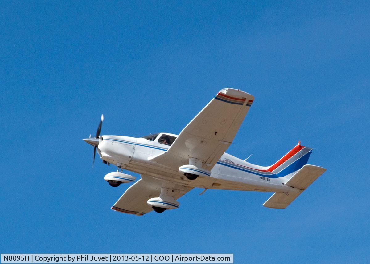N8095H, 1979 Piper PA-28-236 Dakota C/N 28-7911331, Departing Nevada County Air Park, Grass Valley, CA.