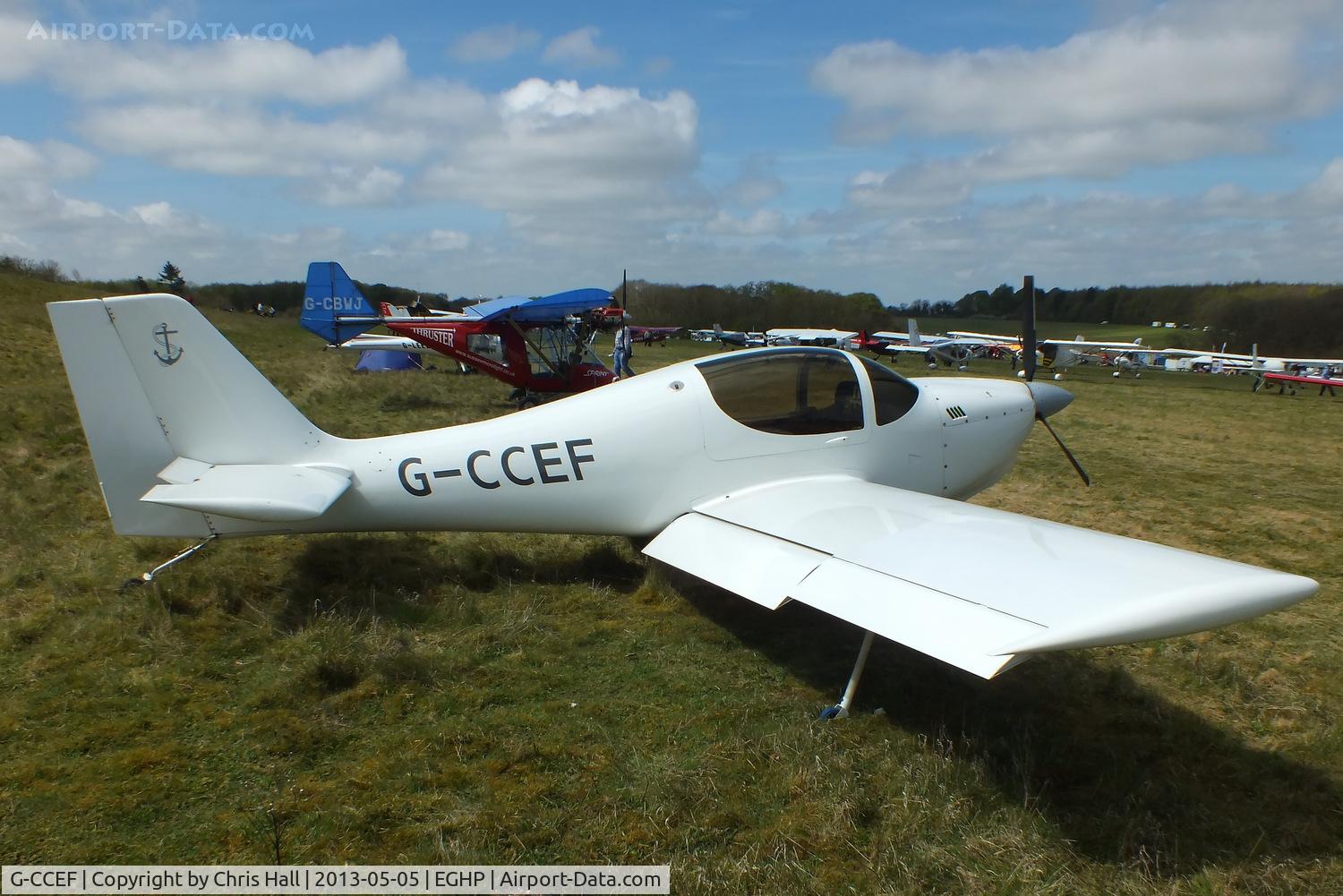 G-CCEF, 2004 Europa Monowheel C/N PFA 247-13038, at the LAA Microlight Trade Fair, Popham