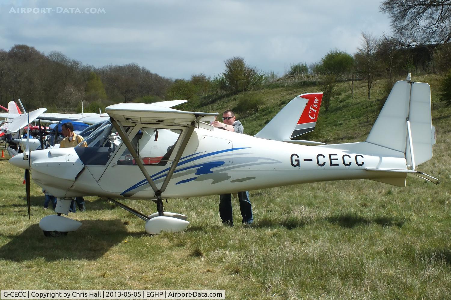 G-CECC, 2006 Comco Ikarus C42 FB80 C/N 0607-6832, at the LAA Microlight Trade Fair, Popham