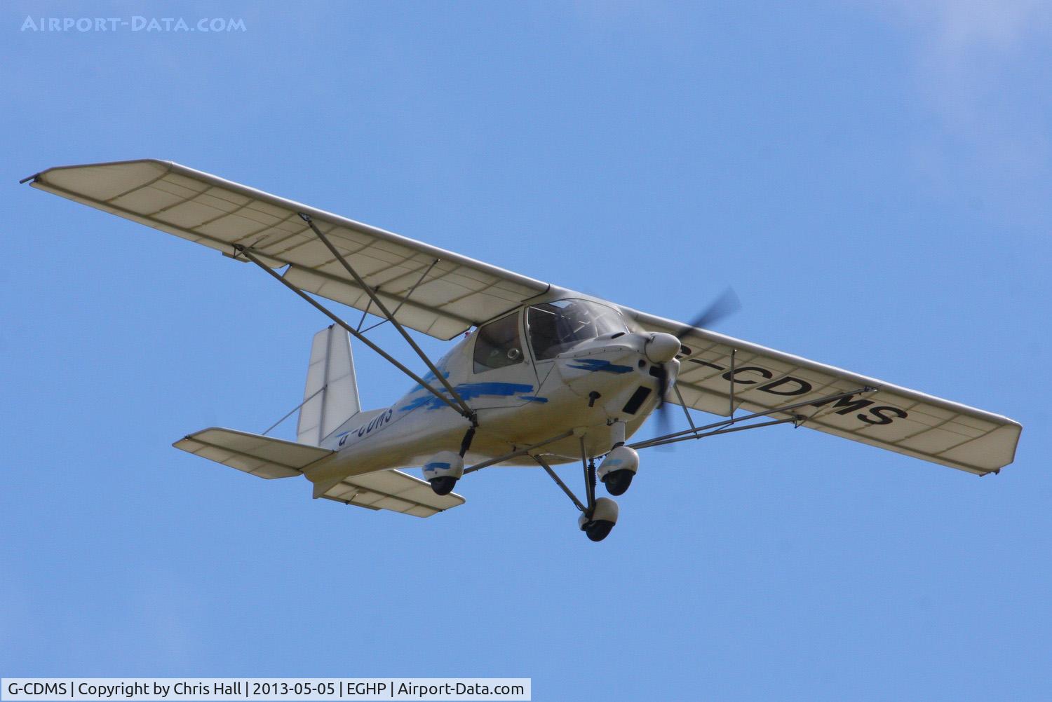 G-CDMS, 2005 Comco Ikarus C42 FB80 C/N 0506-6689, at the LAA Microlight Trade Fair, Popham