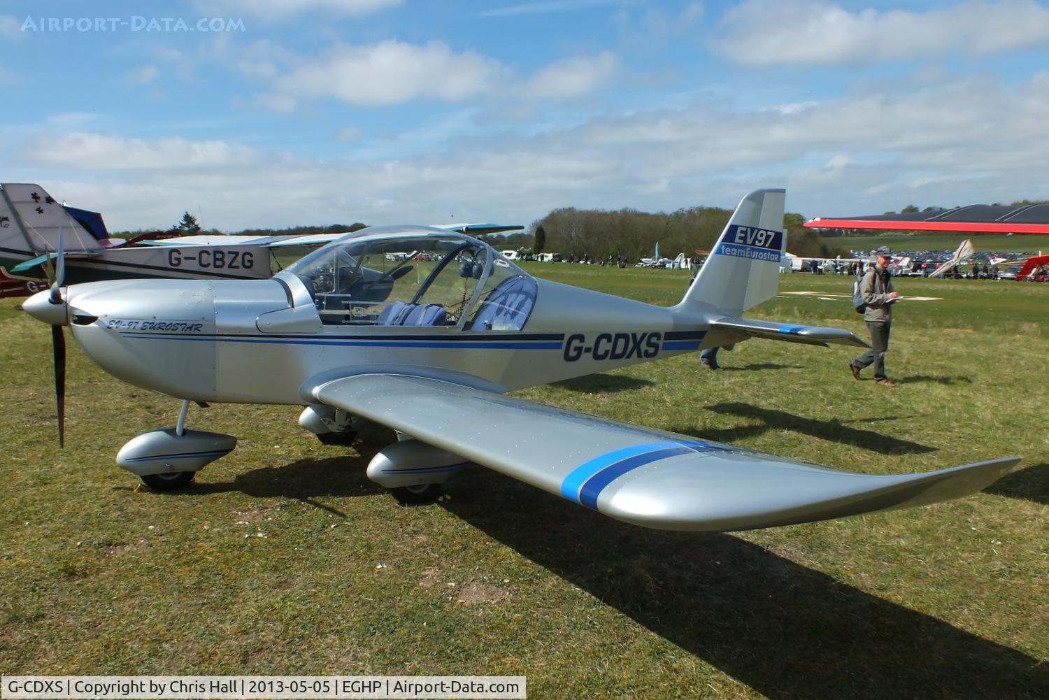 G-CDXS, 2006 Cosmik EV-97 TeamEurostar UK C/N 2627, at the LAA Microlight Trade Fair, Popham