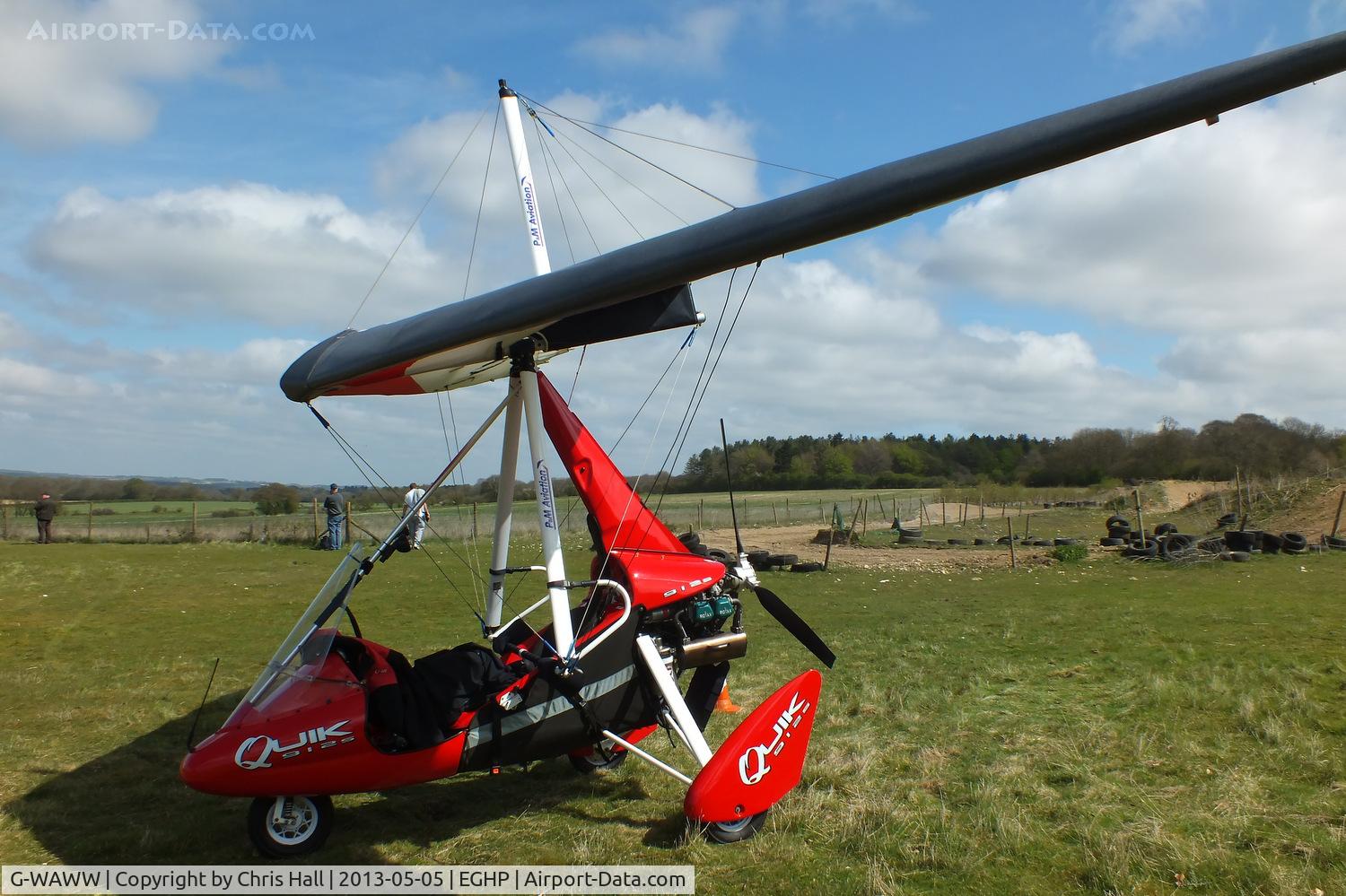 G-WAWW, 2010 P&M Aviation Quik GT450 C/N 8547, at the LAA Microlight Trade Fair, Popham