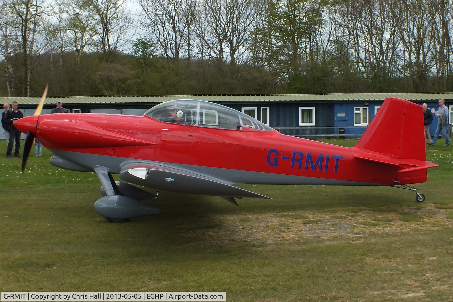 G-RMIT, 1999 Vans RV-4 C/N PFA 181-12207, at the LAA Microlight Trade Fair, Popham