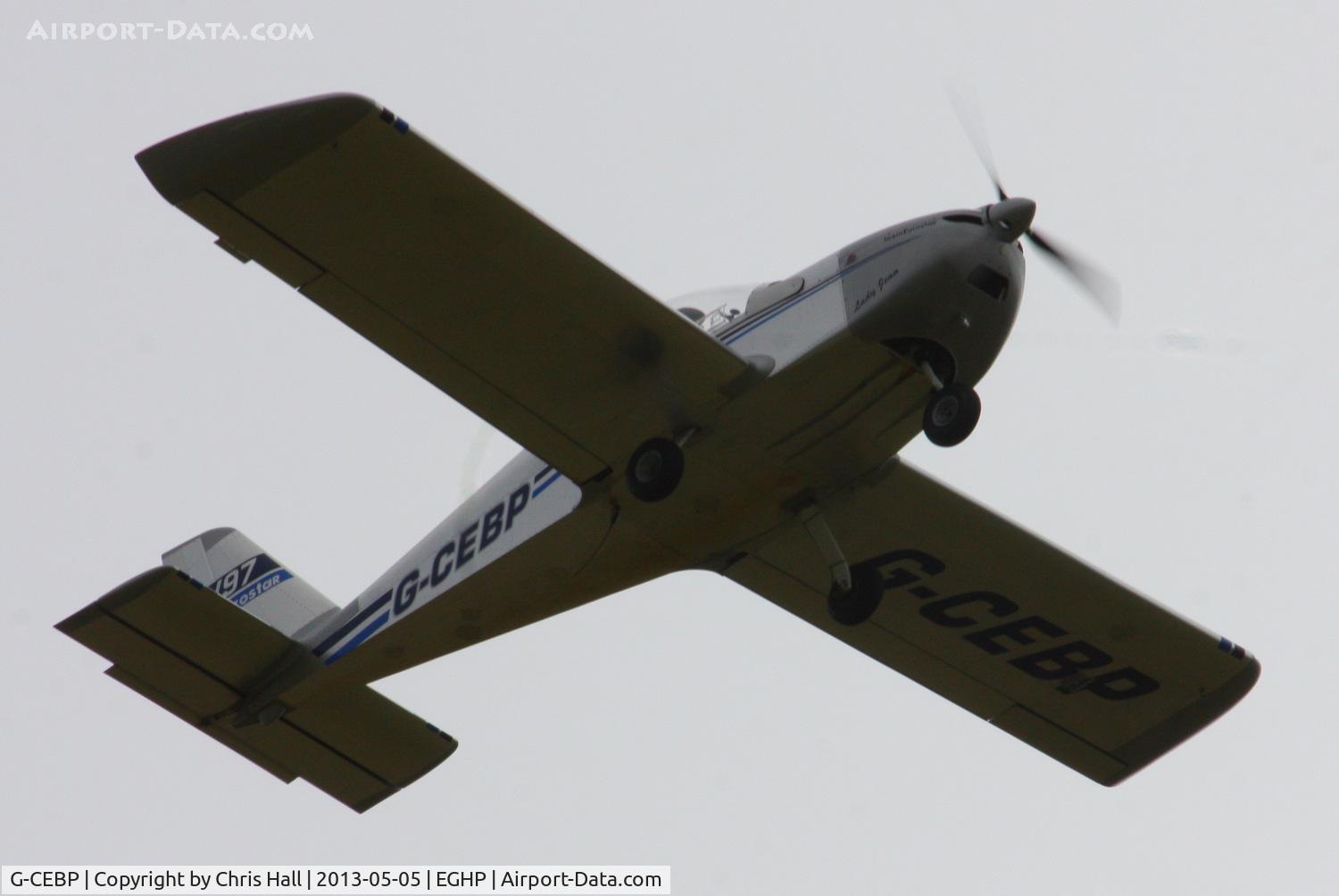 G-CEBP, 2006 Aerotechnik EV-97 Eurostar C/N 2825, at the LAA Microlight Trade Fair, Popham