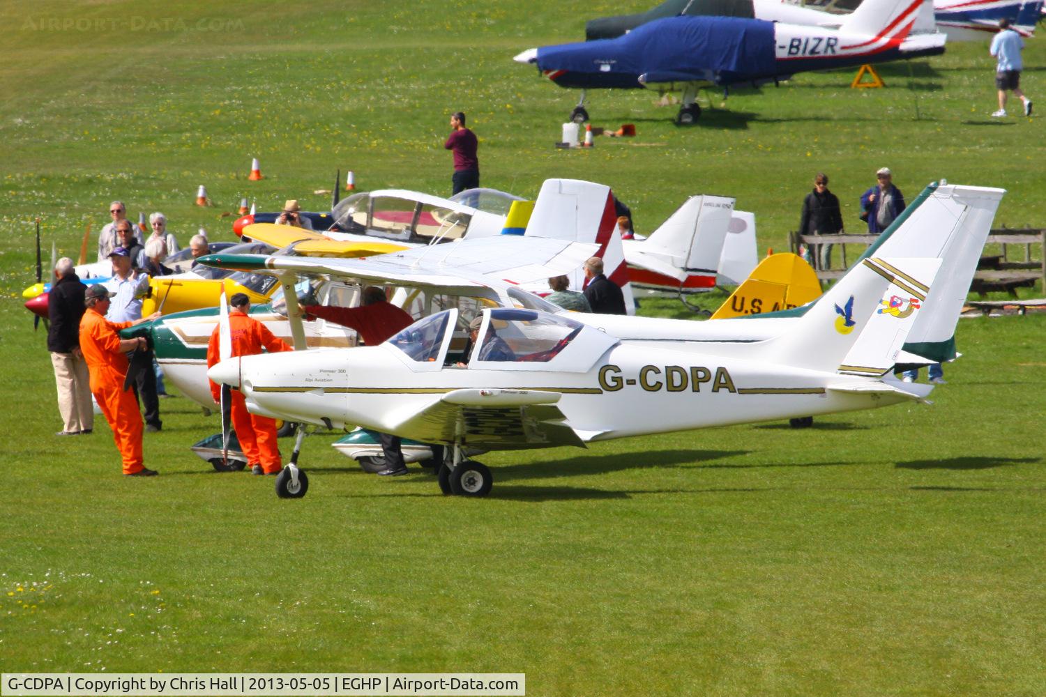 G-CDPA, 2005 Alpi Aviation Pioneer 300 C/N PFA 330-14415, at the LAA Microlight Trade Fair, Popham