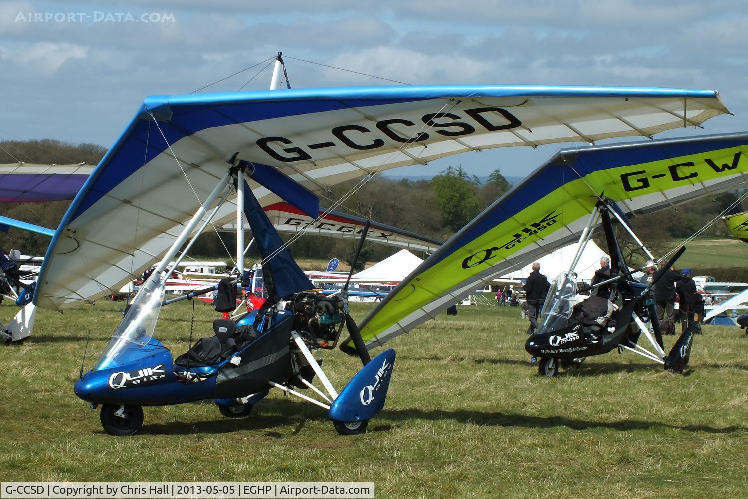 G-CCSD, 2004 Mainair Pegasus Quik C/N 8023, at the LAA Microlight Trade Fair, Popham